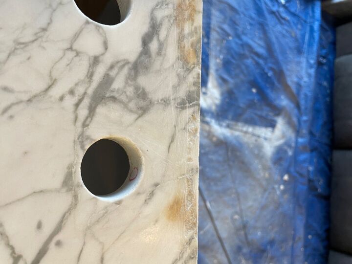 can i salvage this bathroom vanity top