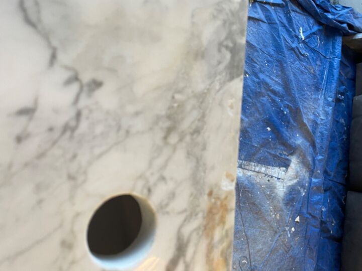 can i salvage this bathroom vanity top