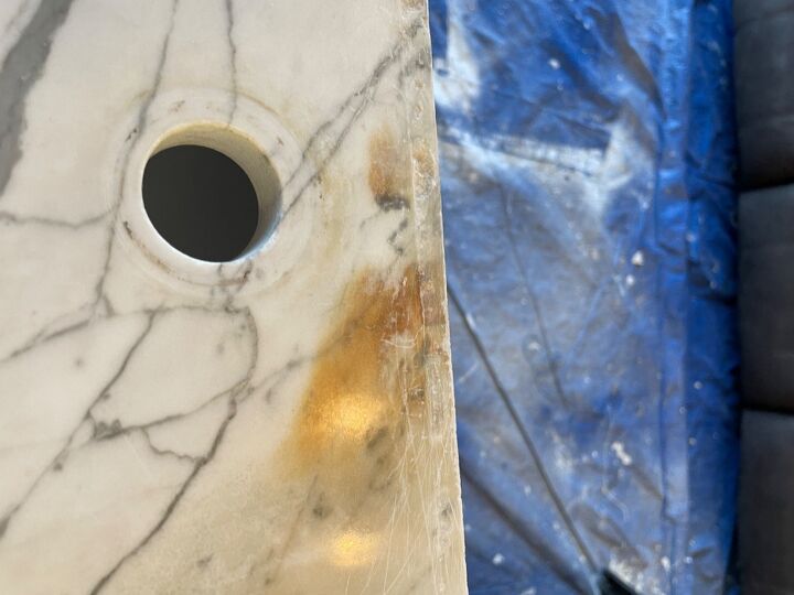 can i salvage this bathroom vanity top