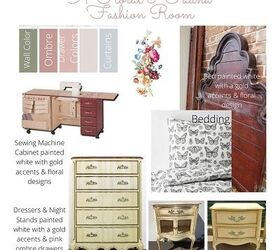 Muebles Ombre Para Un Dormitorio Floral, Moda y Fauna