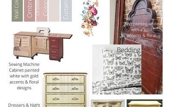 Muebles Ombre Para Un Dormitorio Floral, Moda y Fauna