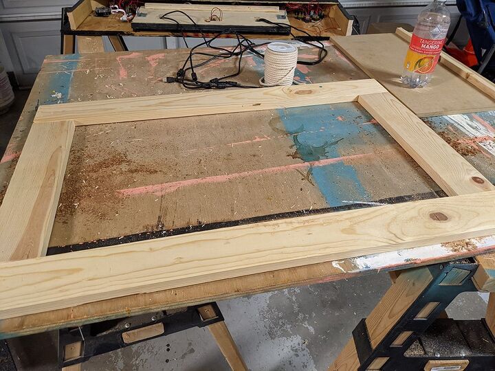 Wooden Window Frame Shelf