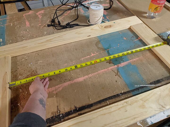 Wooden Window Frame Shelf