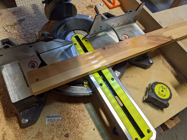 Wooden Window Frame Shelf