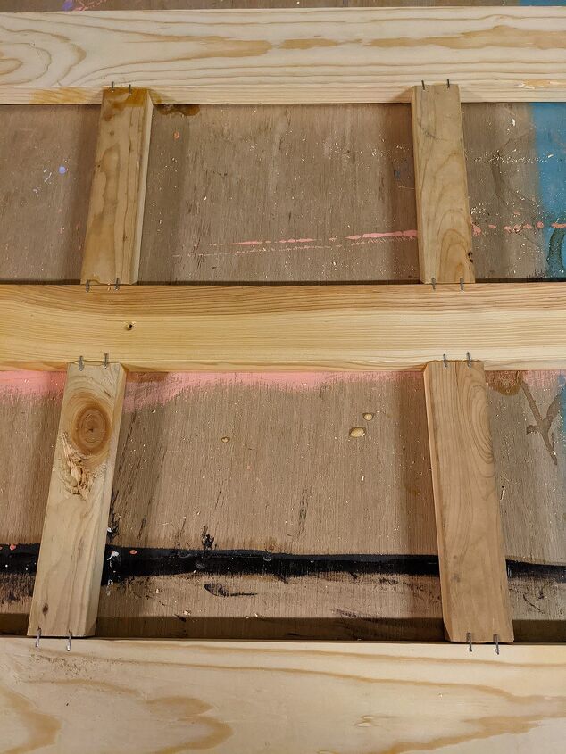 Wooden Window Frame Shelf
