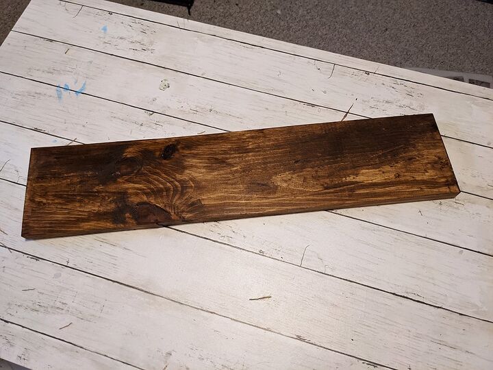 Wooden Window Frame Shelf