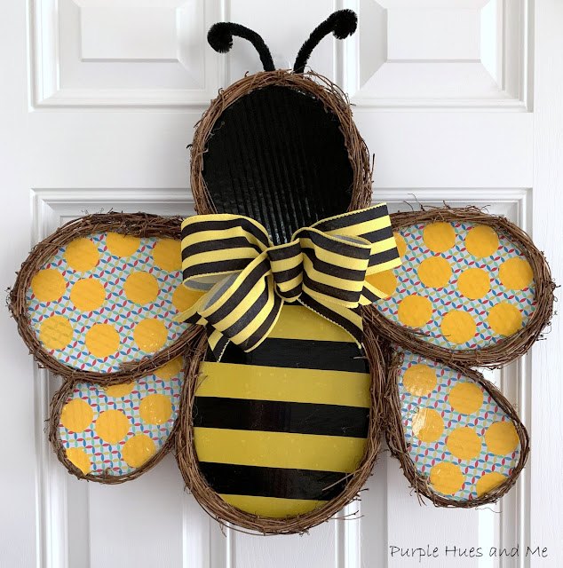 decoracin de pared con abejorros diy