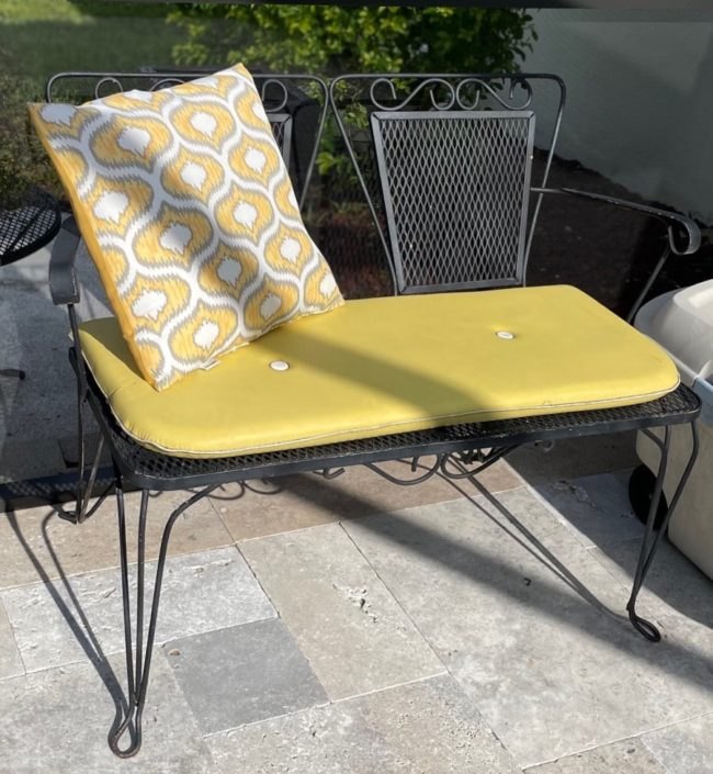 wrought iron patio furniture painting tips