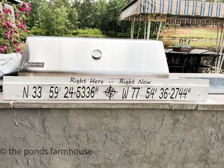 how to make a gps coordinates for address sign