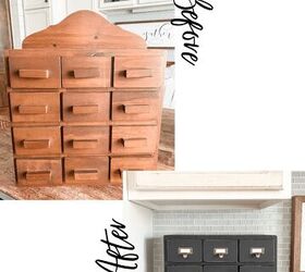 diy small apothecary cabinet makeover