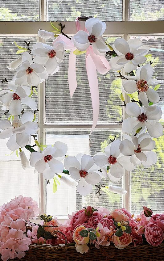 easy summer magnolia wreath diy