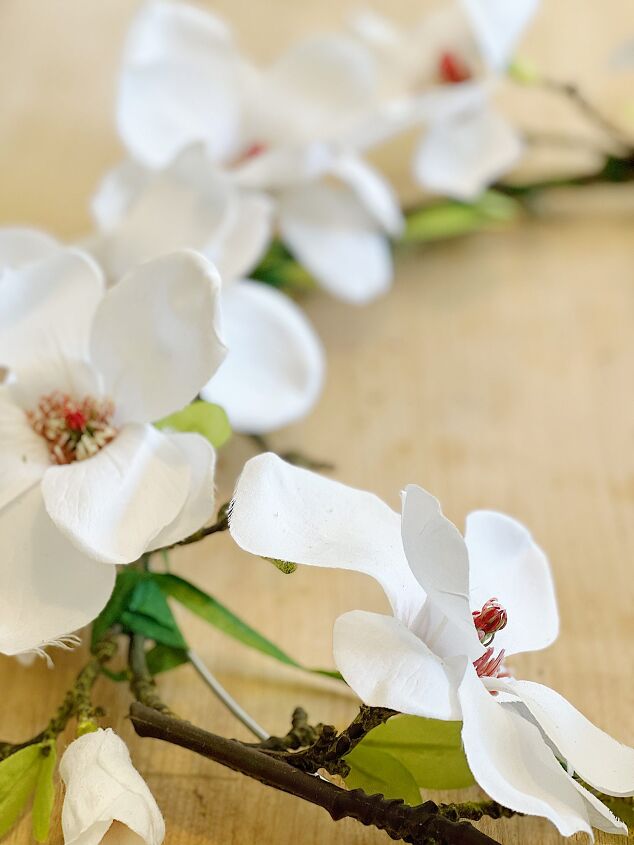 guirnalda de magnolias fcil de hacer en verano, cinco