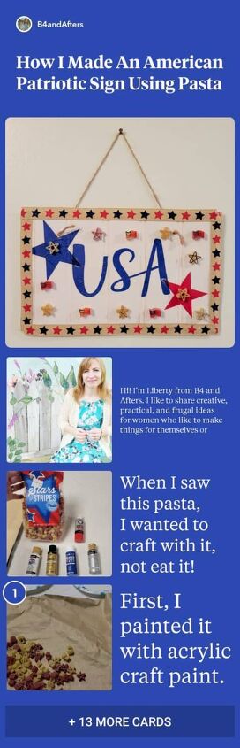 wait till you see this idea for an easy diy patriotic sign