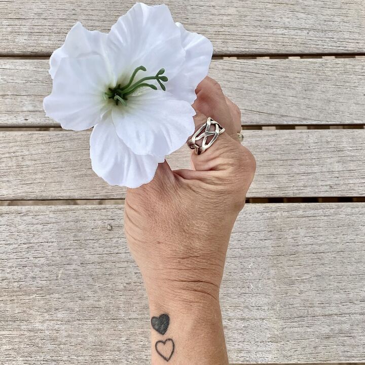 anillos de servilletas florales de yeso de pars