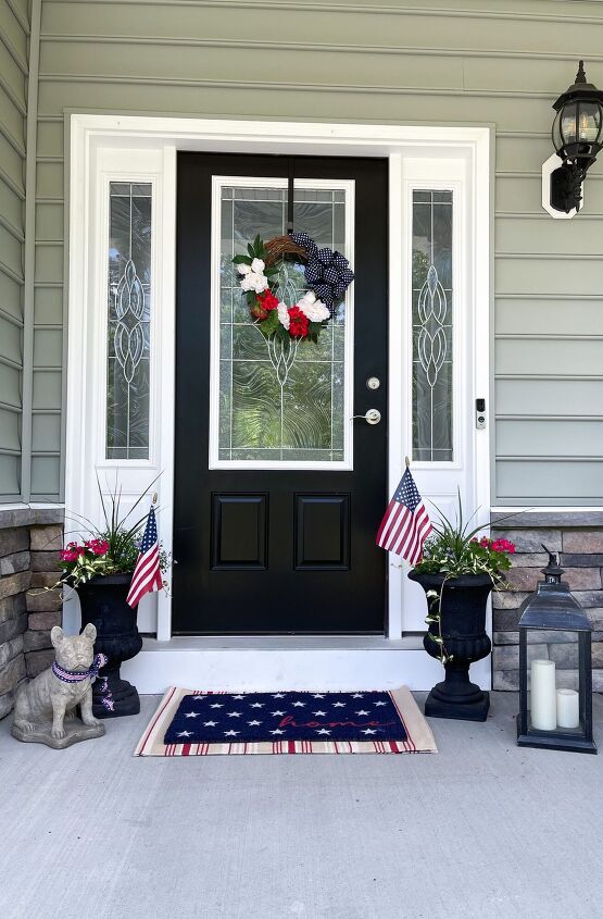 how to make a patriotic wreath
