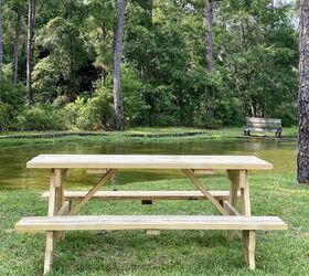 Cómo construir una mesa de picnic