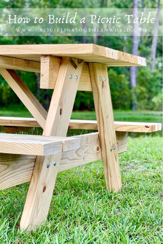 cmo construir una mesa de picnic