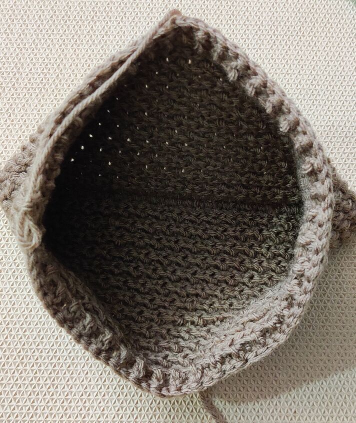 manta cuadrada de ganchillo con textura doble y fcil