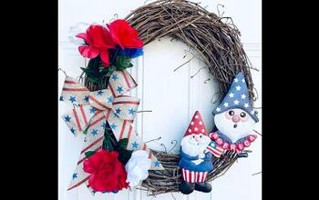 Patriotic Gnome Wreath DIY