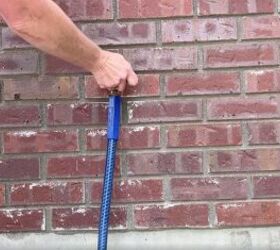 stenciled sidewalk power wash hack