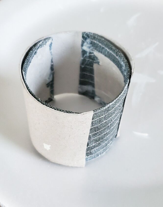 anillos de servilletas de bricolaje con rollos de papel higinico