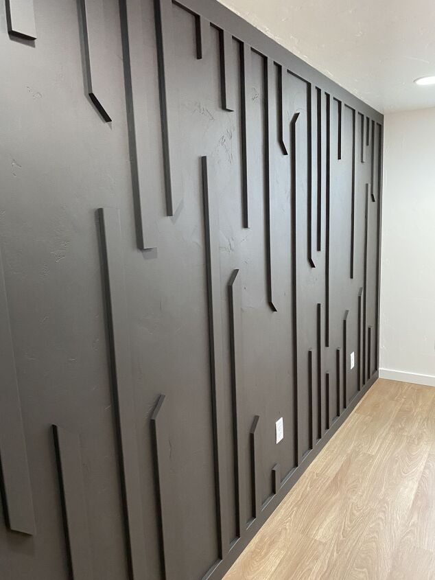 board batten walls mid century modern twist