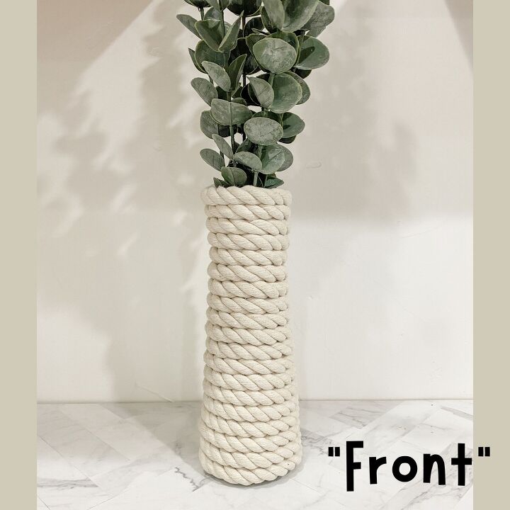 4 dollar tree rope vase