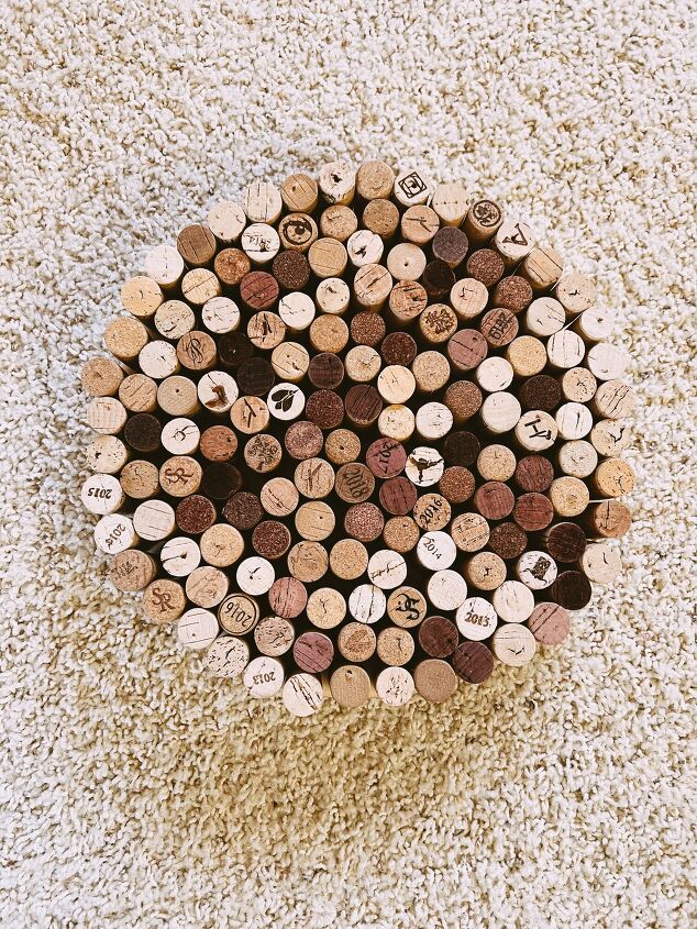 upcycled cork board
