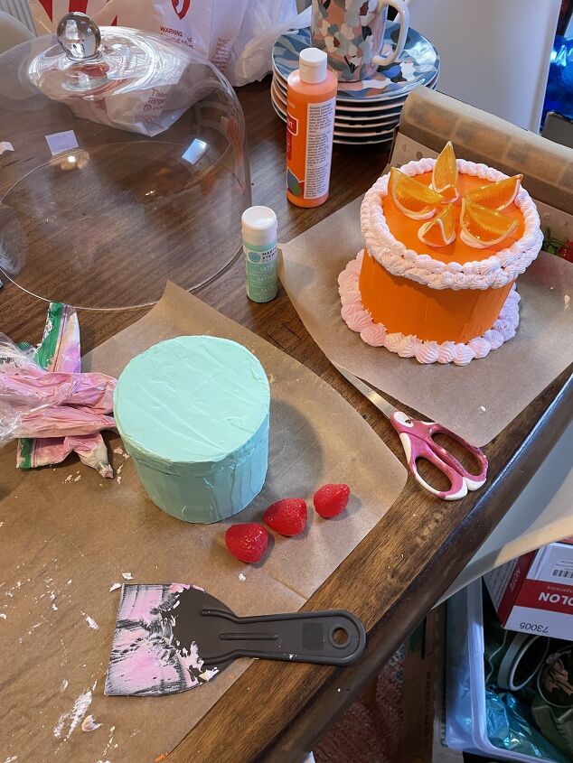 hacer pasteles falsos para la decoracin del hogar