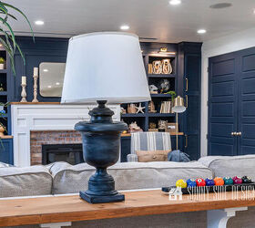 easy lamp makeover with spray paint and white wax