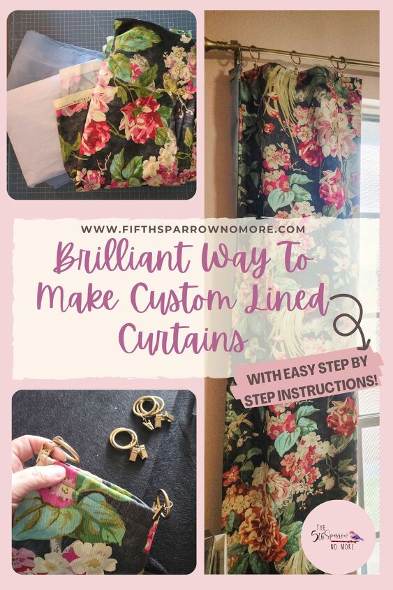 a brilliant way to sew custom blackout curtains