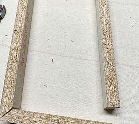Take apart a picture frame for beautiful, patriotic decor