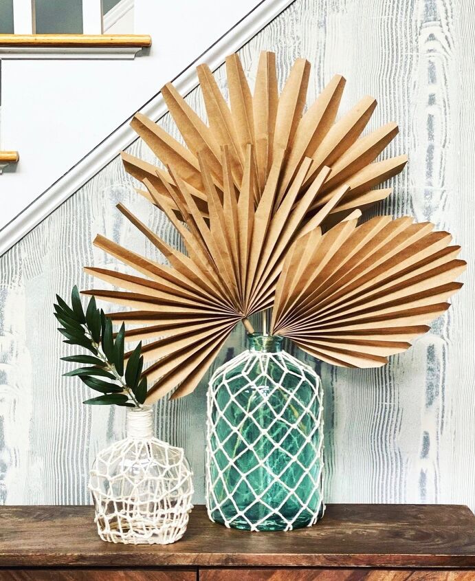 paper palms for summer decorating