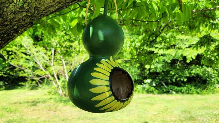 gourd bird feeder