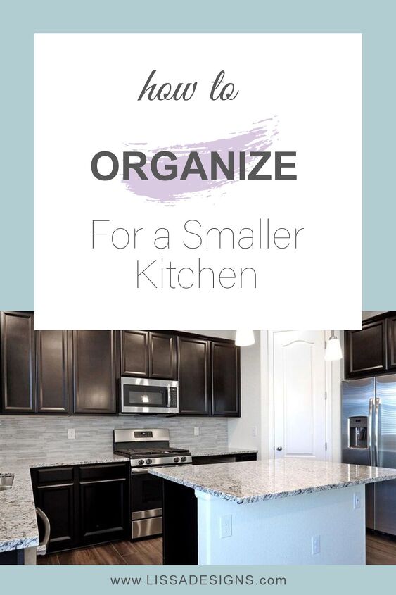 how to organize for a smaller kitchen