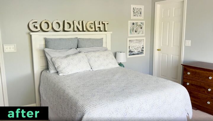 48 hour flip for a dingy bedroom