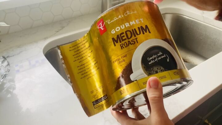 how to reuse coffee tin