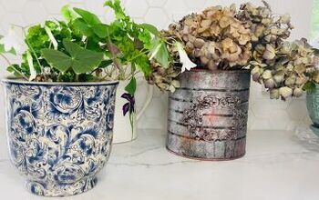 Faux Zinc Canister
