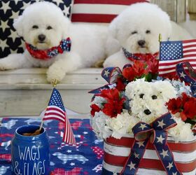 Arreglo Patriótico para Cachorros DIY Wags and Flags