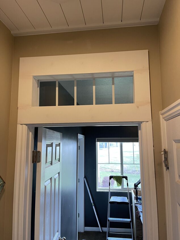 How to Add Window above door