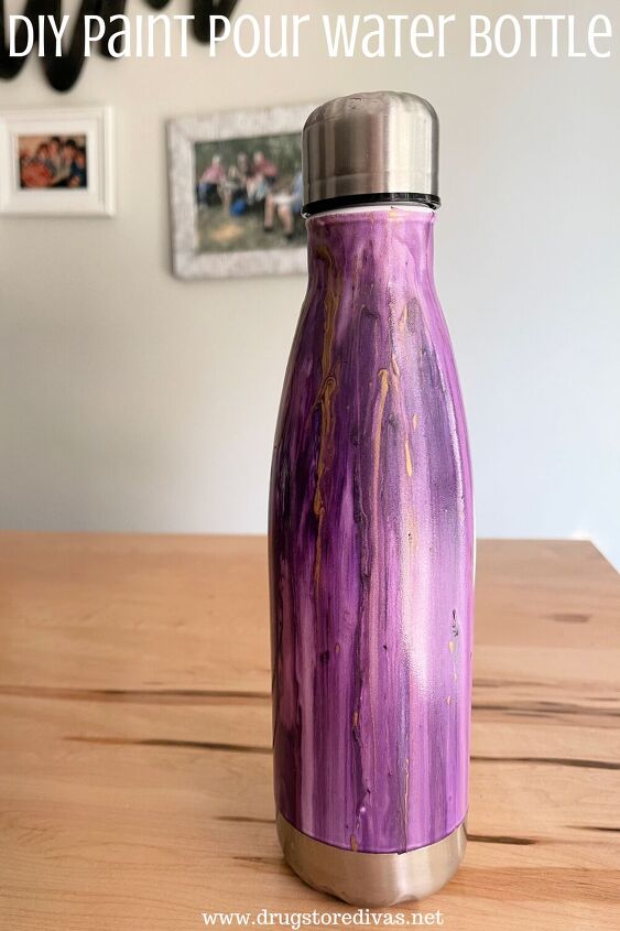 botella de agua para pintar