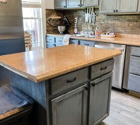 How to Paint Laminate Countertops to Look Like Wood Hometalk