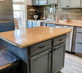 How to Paint Laminate Countertops to Look Like Wood | Hometalk