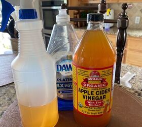 This woman puts a cup of vinegar and soap in her kitchen to solve this common summer issue