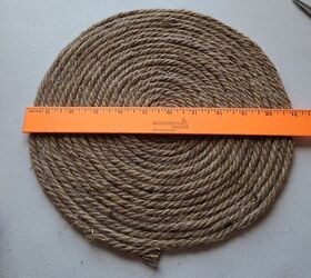 Put on your favorite show, start wrapping rope, and don't stop until you have this $7 designer accent