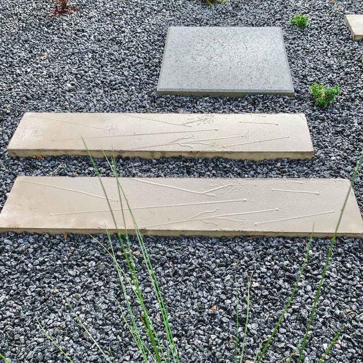 DIY Stamped Concrete Pavers