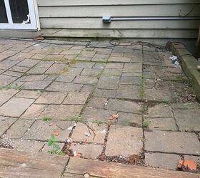 She tore up her uneven patio and did something so beautiful for less than $250