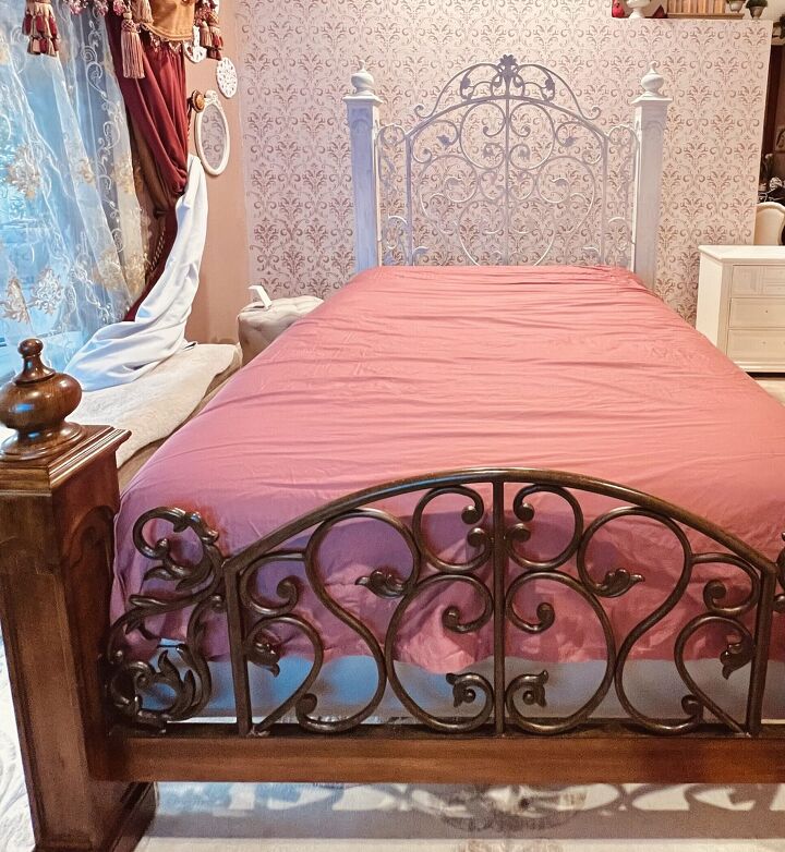 pintando mi cama de hierro forjado ep 5 cambio de imagen de un dormitorio francs