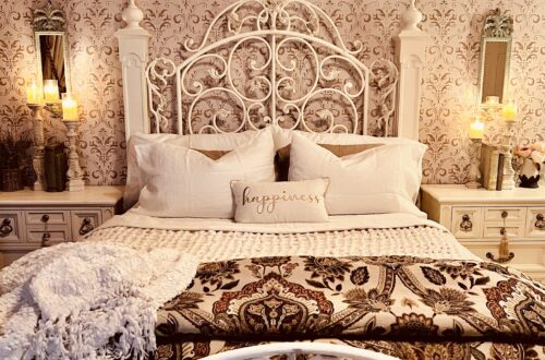 pintando mi cama de hierro forjado ep 5 cambio de imagen de un dormitorio francs, Objetivo de iluminar la habitaci n Lo consegu