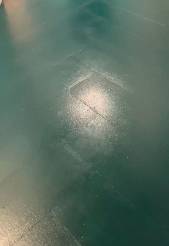 diy herringbone floor in a hallway, Close up of herringbone pattern
